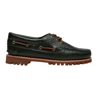 Timberland Schoenen, Dames, Groen, 38 1/2 EU, Leer, Authentieke Bootschoen