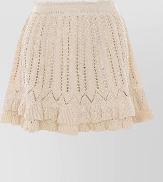 Isabel Marant cotton crochet mini skirt