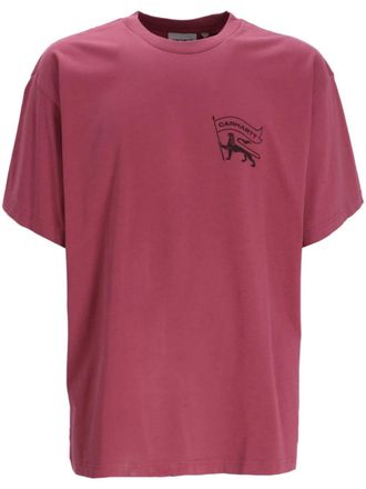 Carhartt Work in Progress T-shirt S/S Stamp - Rosa
