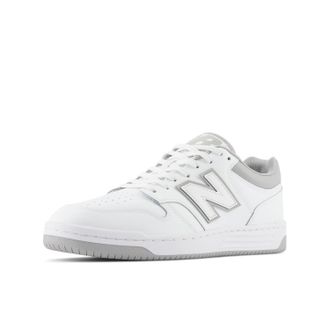 New Balance Sneaker NEW BALANCE 480, Herren, Gr. 37, weiss (wei&szlig;, grau matter), Leder, Schuhe Sneaker
