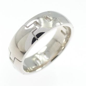 Herm&egrave;s White Gold White Gold (18K) Band Ring (Pre-Owned)