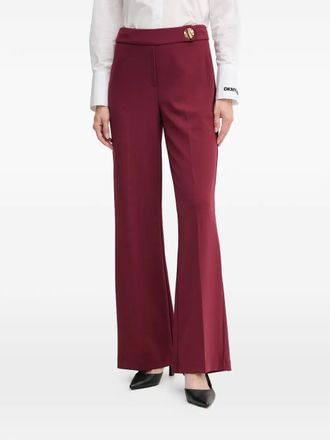 Joseph Ribkoff button-accent flared trousers