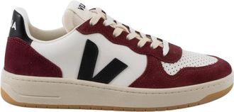 Veja Sneakers, male, Multicolor, 10 UK, Retro-inspired Red and White Trainers