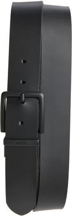 BOSS Omar Reversible Leather Belt in Black at Nordstrom Rack, Size 44