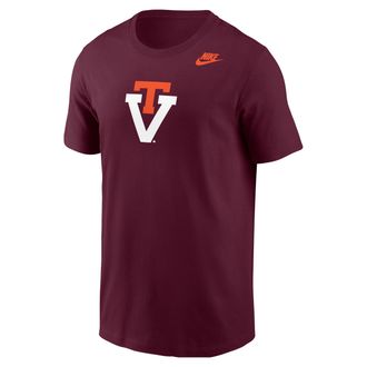 Nike Virginia Tech Hokies Nike Mens Football T-Shirt in Red | M11332P393VATH-DPM