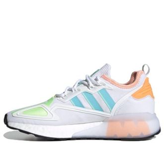 adidas (WMNS) adidas ZX 2K Boost White Hazy Sky Pink H06578