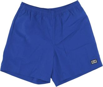 Obey Nylon Surf Shorts Blauw - Heren - Korte Broeken - Blauw - XL - Nylon - Korte Broeken