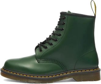 Dr. Martens 1460 Boots Green Smooth - Heren - Veterlaarzen - Groen - 37 EU - Leer - Schoenen