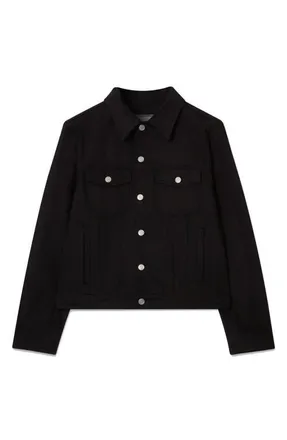 Blk Dnm Denim Trucker Jacket in Black Black at Nordstrom, Size 38 Us