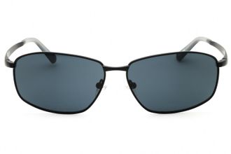 Harley-Davidson HD00024 Rectangular Metal Frame Sunglasses - Black