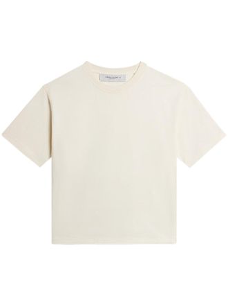Golden Goose Cropped Short-Sleeve T-Shirt with Minimalist Design