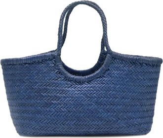 Dragon Diffusion Nantucket Basket Big 3x Jump - Dames - Shoppers - Blauw - ONE Size - Leer - Tassen