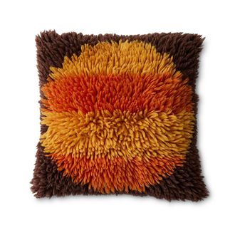 HKliving Fluffy Kissen, 55 x 55 cm, Horizon