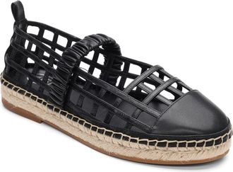 Ash Elly Espadrille Flat in Black at Nordstrom, Size 10Us