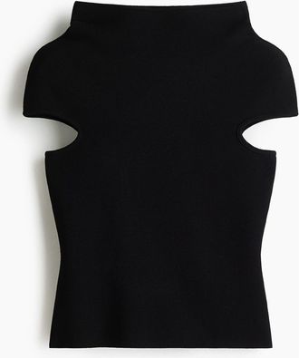 H&M Turtleneck Top in Black at Nordstrom, Size X-Small