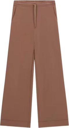 Guess Merope Wide Leg Pants - Dames - Wijde Broeken - Bruin - M - Broeken