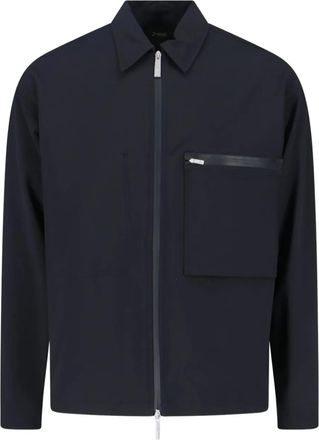 Herno Giacca-camicia con zip - Nero