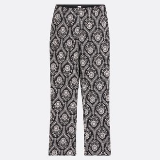 La Redoute Collections Geborduurde 7/8 broek met rechte pijpen