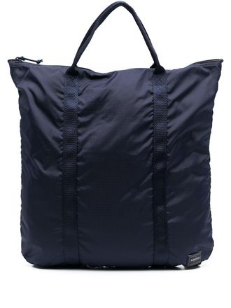 Porter-Yoshida & Co. Rugzak met logopatch - Blauw