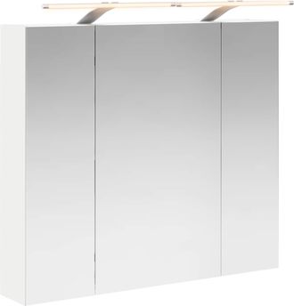 vidaXL Armario Con Espejo De Ba&ntilde;o 80 X 14.5 X 70 Cm Vidaxl
