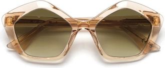 Marni 2TR Eluvi Resin Zonnebril - Dames - Zonnebrillen - Grijs - 54 MM - Accessoires