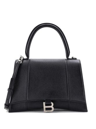 Balenciaga Hourglass Top Handle Bag Leather Medium satchel - Zwart