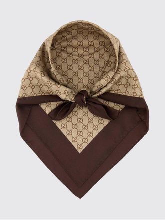 Gucci Foulard in twill di seta stampa monogram GG