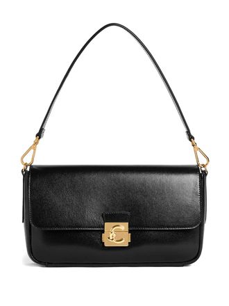 Coccinelle large C-Me Lock shoulder bag - Black