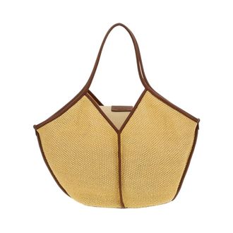 Hereu Tote Bags, female, Beige, Size: ONE SIZE Borsa a spalla con due manici