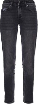 Versace Jeans Couture Logo Jeans - Dames - Skinny Jeans - Zwart - W27 - Katoen - Jeans