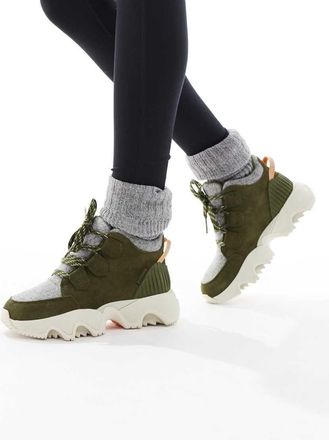 Sorel Kinetic Impact Caribou Plus - Scarponcini da trekking verde utility