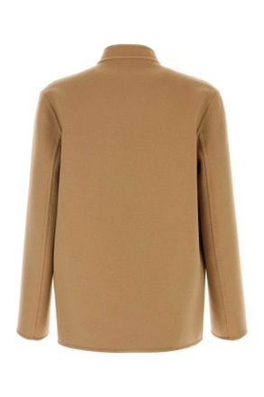 Valentino Garavani Mens Camel Wool Blend Jacket Cammellonocciola Virgin Silk Giubbini