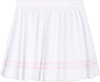Sporty & Rich Rokken, Dames, Wit, XS, Rok met shorts uit de Riviera-collectie