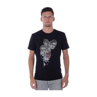 Daniele Alessandrini T-Shirts, male, Black, 2XL, T-Shirt Sweatshirt