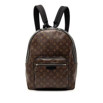 Louis Vuitton Pre-owned Louis Vuitton Josh Rugzak - Dames - Pre-owned - Bruin - Maat: ONE Size Leer
