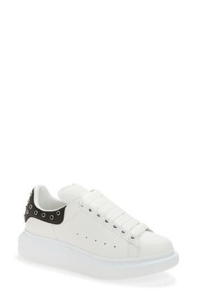 Alexander McQueen Grommet Ring Oversize Sneaker in White at Nordstrom, Size 10.5Us