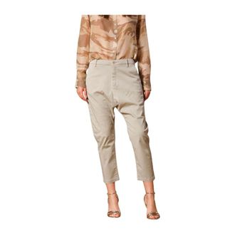 Mason's Dames, Broeken, Grijs, Maat: XS Katoen