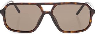 Dolce & Gabbana Dg 4541 Zonnebril - Heren - Zonnebrillen - Bruin - 59 MM - Accessoires