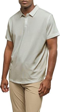 Cuts Trim Fit Cotton Blend Polo in Mourning Dove at Nordstrom, Size Xx-Large