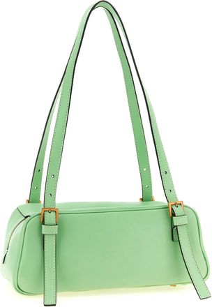 Versace Womens Bicolor Lamb Leather Shoulder Bag