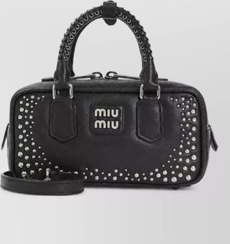 Miu Miu arcadie studded leather mini bag