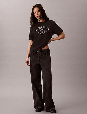 Calvin Klein Camiseta Holgada Con Logo Gr&aacute;fico