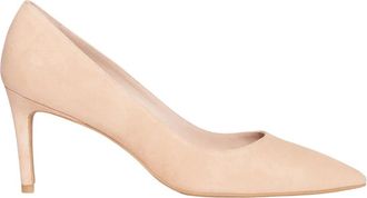 Stuart Weitzman Beige Su&egrave;de Pumps Verhogen Stijl - Dames - Pumps - Beige - 35 EU - Su&egrave;de - Schoenen