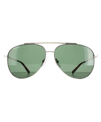 Ferragamo Aviator Unisex Gold Tortoise Green SF265S Metal - One Size