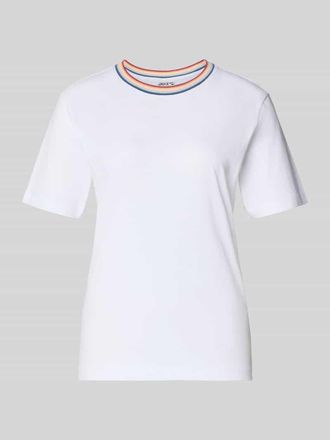 Jake*s Casual T-Shirt aus reiner Baumwolle in Weiss, Gr&ouml;&szlig;e XXL