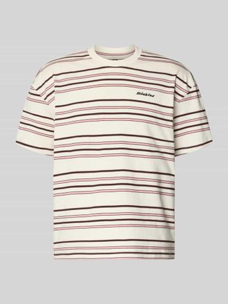 Dickies T-Shirt mit Logo-Stitching Modell EAST LIBERTY in Offwhite, Gr&ouml;&szlig;e XXL