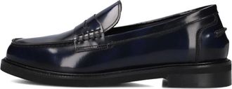 Stefano Lauran Blauwe Loafers voor Dames - Dames - Loafers - Blauw - 37 EU - Wol - Schoenen