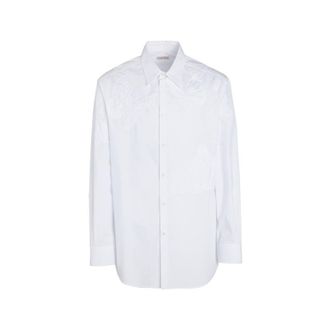 Valentino White Cotton Dress Mens Shirt