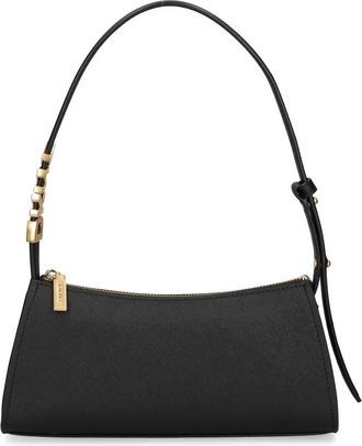 DKNY Avril Schoudertas - Dames - Schoudertassen - Zwart - ONE Size - Leer - Tassen