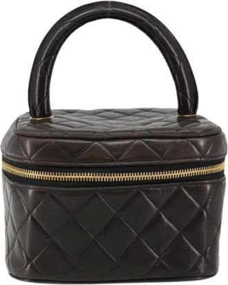 Chanel Pre-owned Mini Bags, female, Black, Size: ONE SIZE Pre-owned Leather Mini Bag